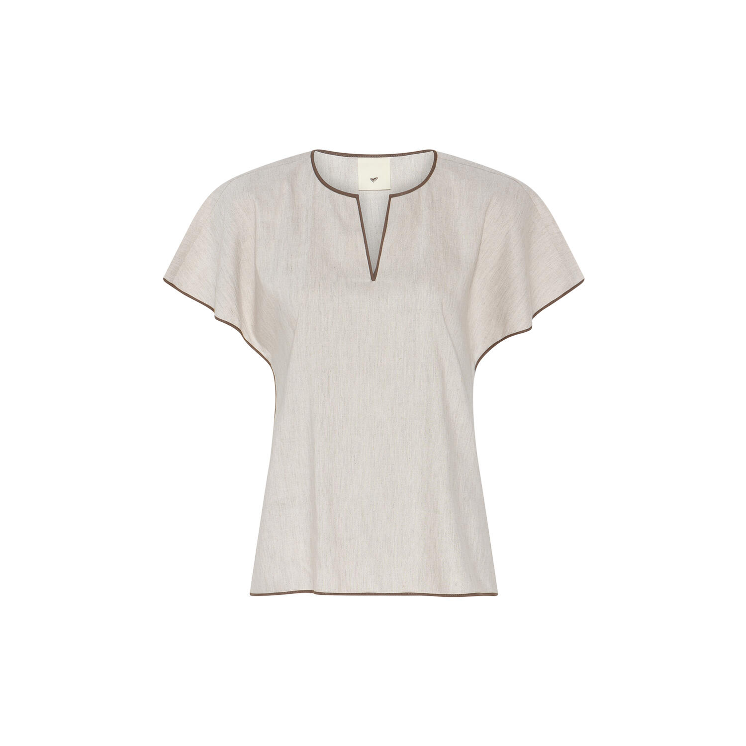 411HMTikan blouse, snow dune