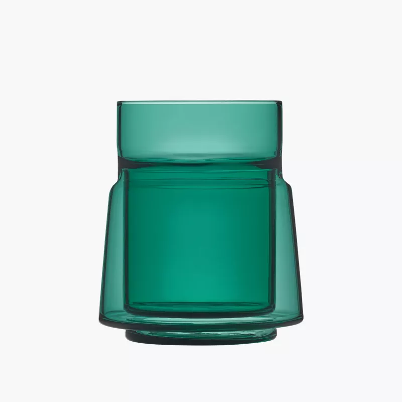 Szklanka z podwójną ścianką JACOB JENSEN 210 ml zielona