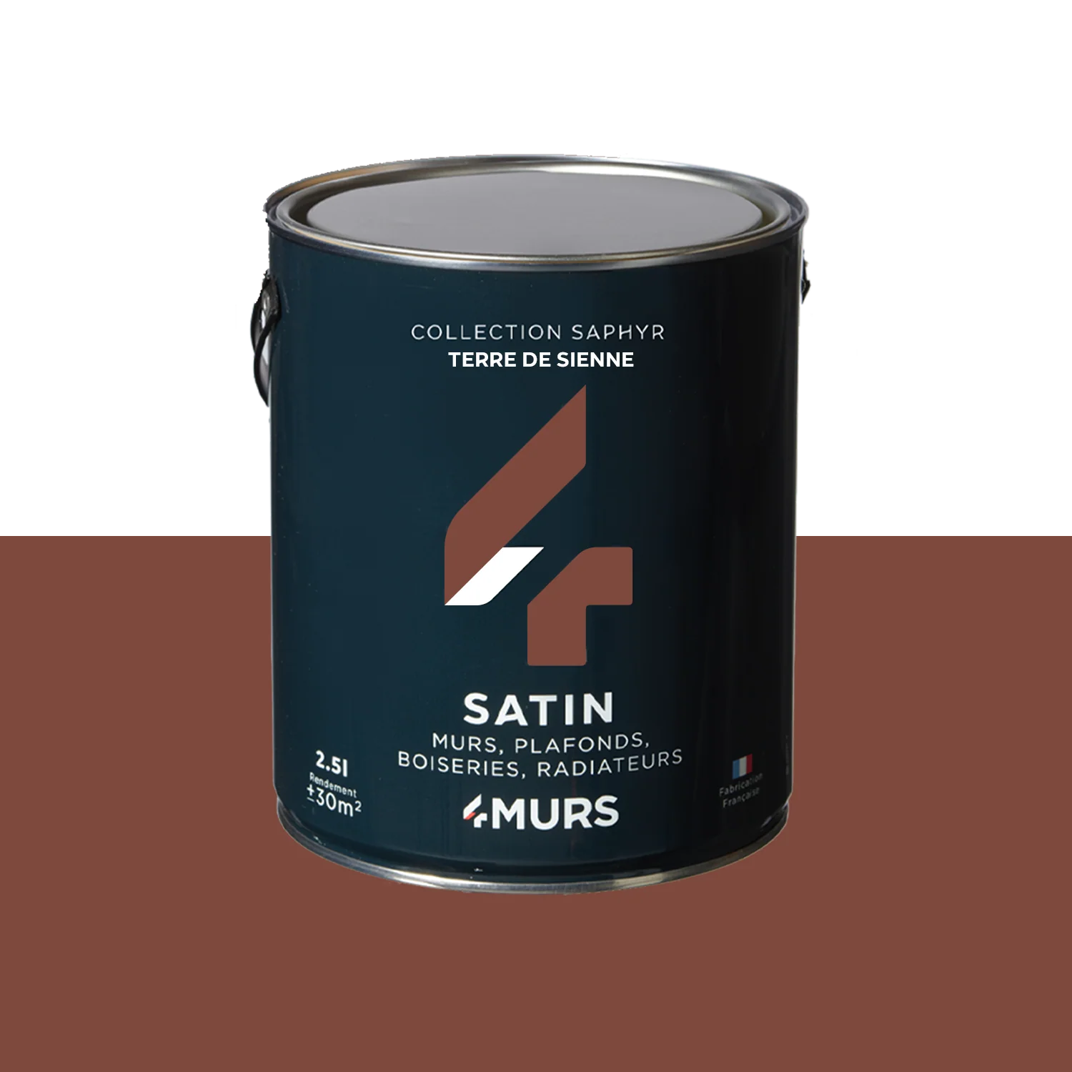 Saphyr Peinture Peinture terre de sienne Satiné 2,5 L