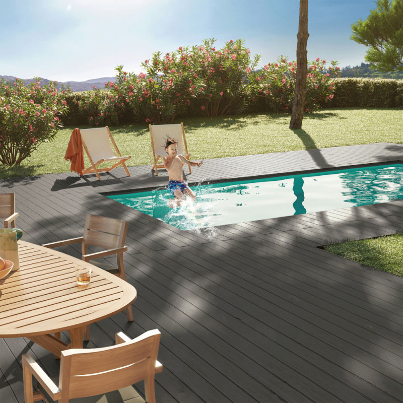 Huile pour bois de terrasse High Protect bois grisé 0,75 L V33