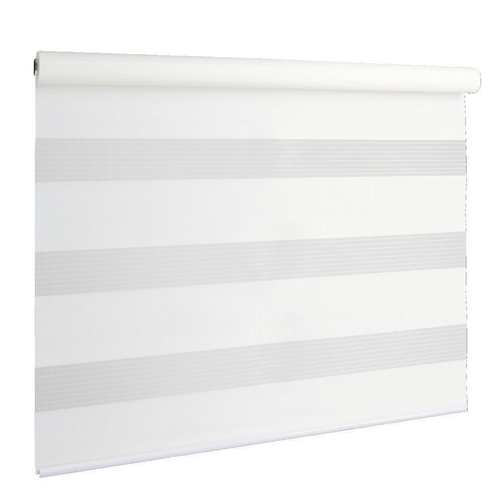 Store enrouleur avec ou sans perçage jour nuit blanc 65x160cm