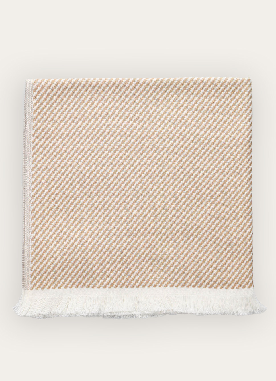 ESSUIE-MAINS EN COTON ÉPONGE BEIGE ECRU