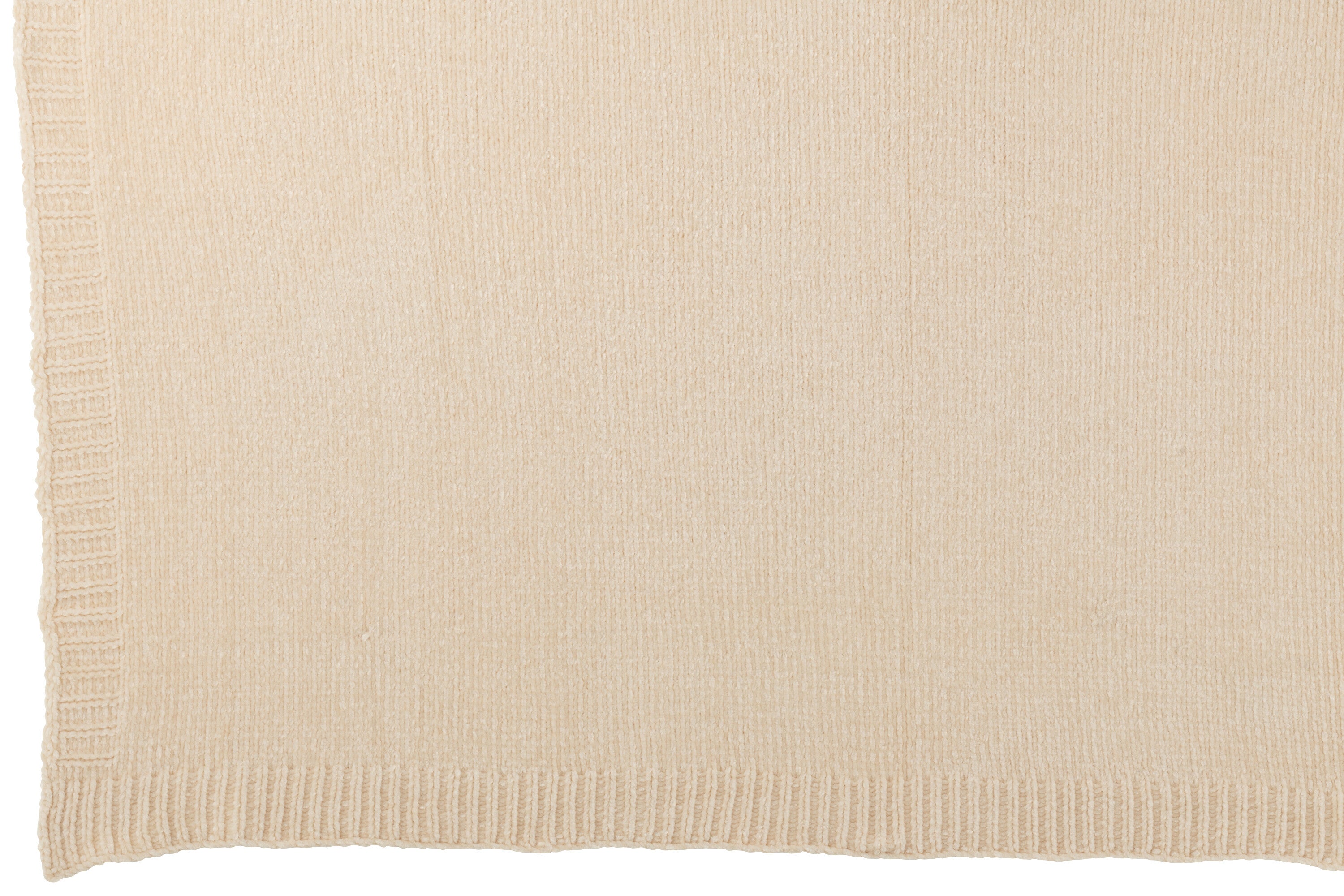 J-Line deken Chenille - polyester - ecru