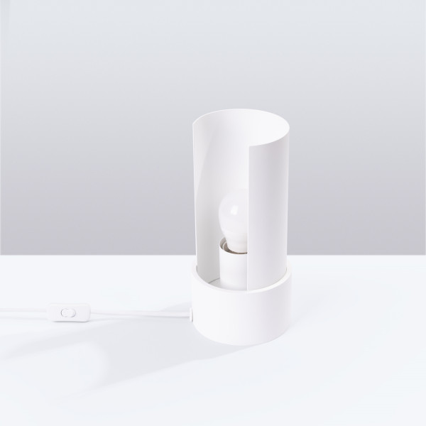 Lampka biurkowa IMPULS biały 1xE27x15W wym:21x10x10cm IP20 Pure Lume