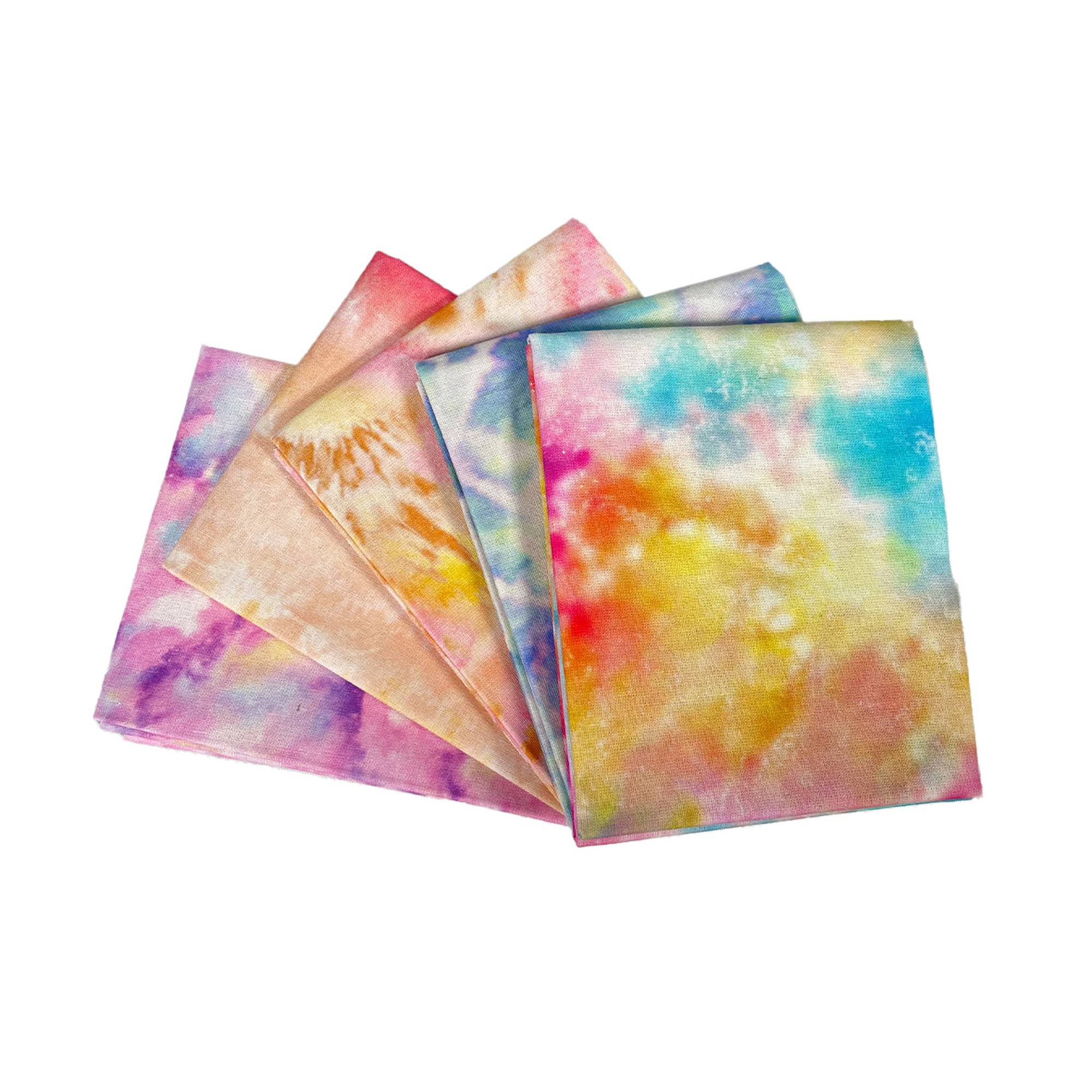 Group Tie-Dye Cotton Fat Quarters 5 Pack