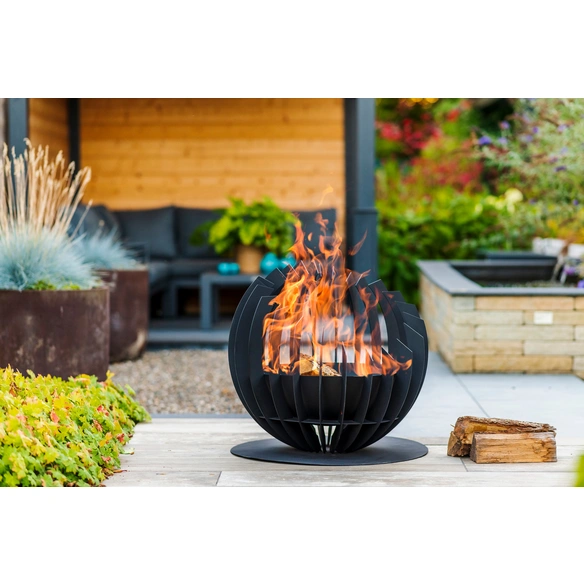 Feuerkorb »Barkley«, Ø 55 cm, schwarz