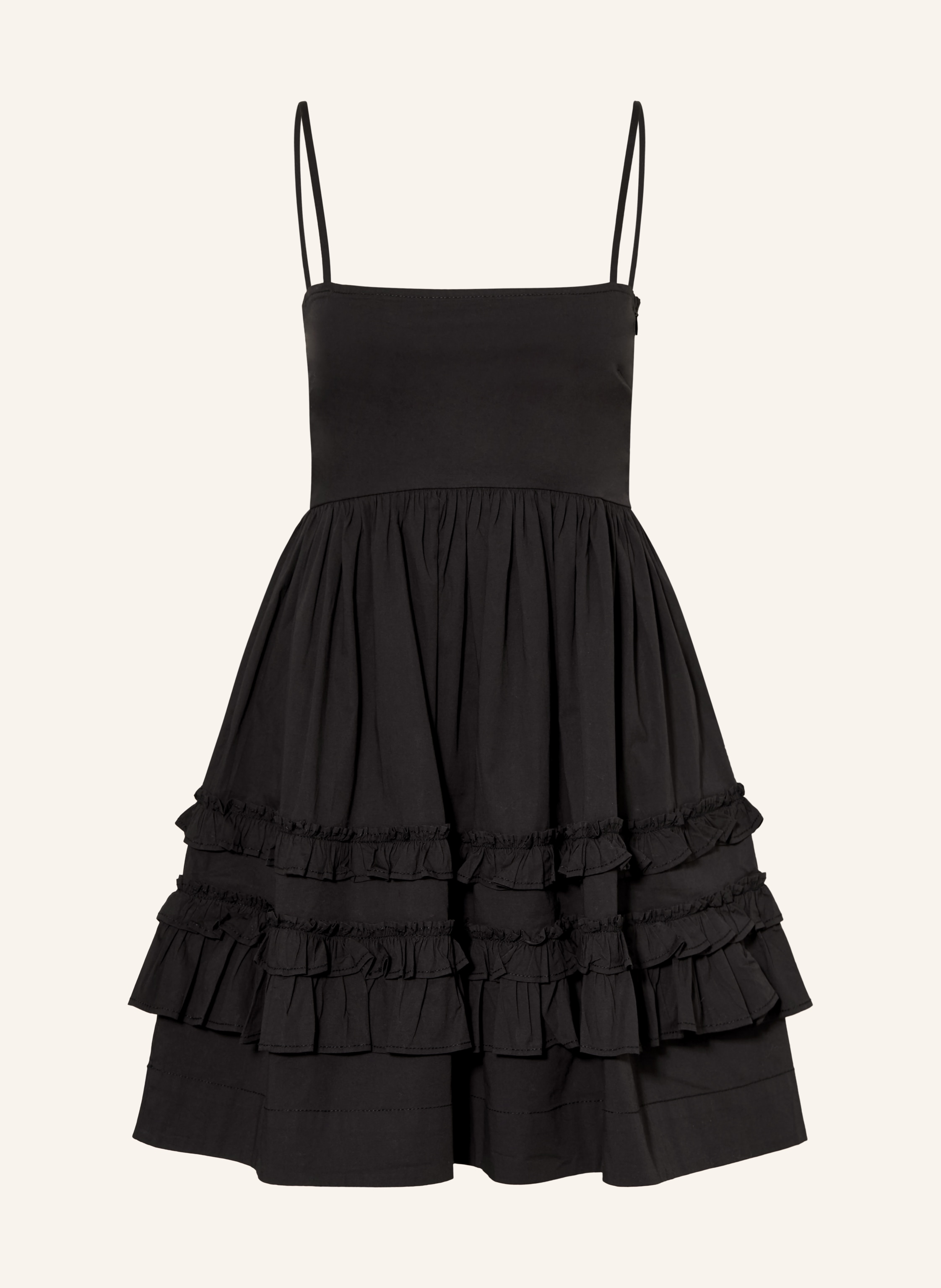 GANNI Kleid mit Rüschen