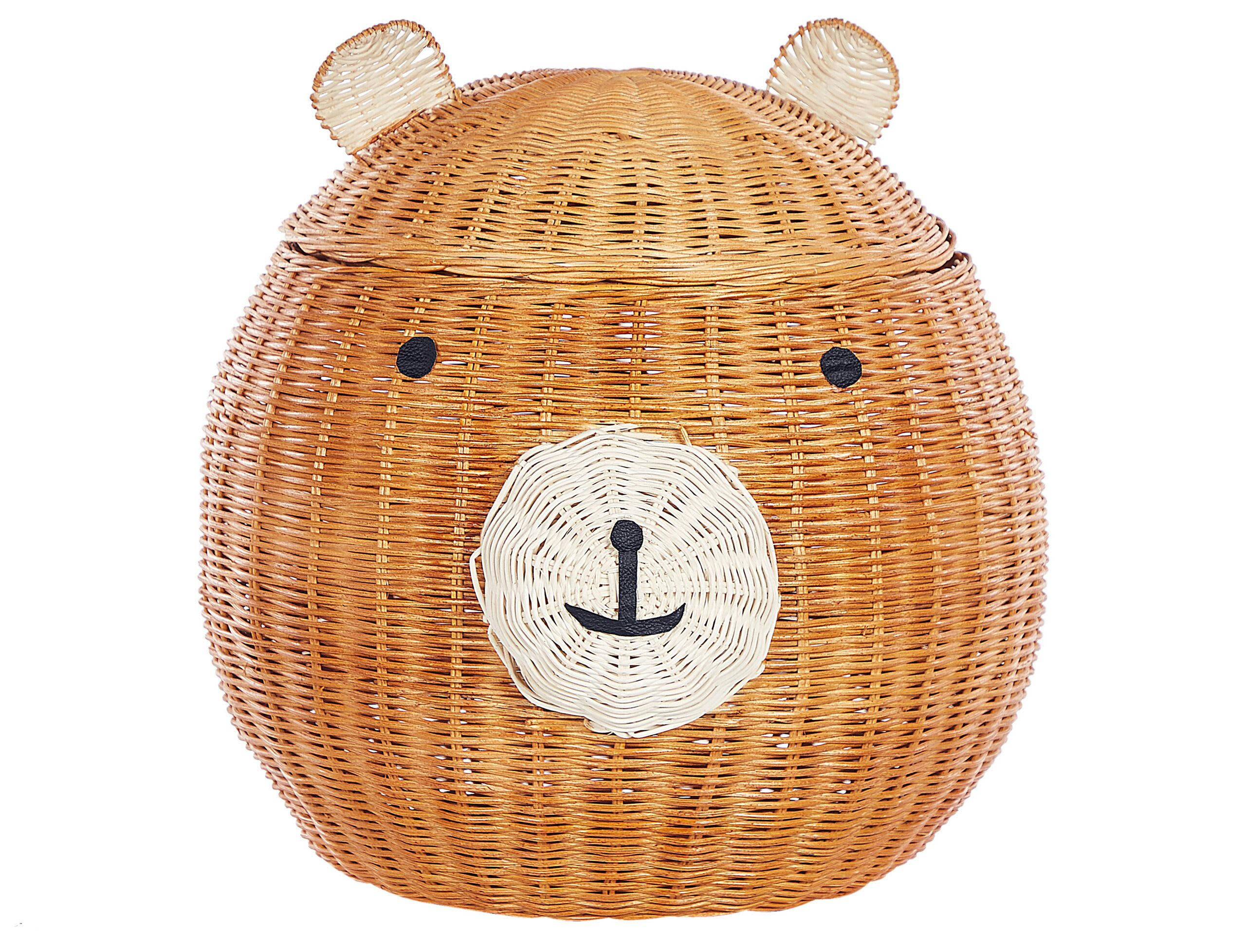 HIMBA - Panier ours en rotin naturel