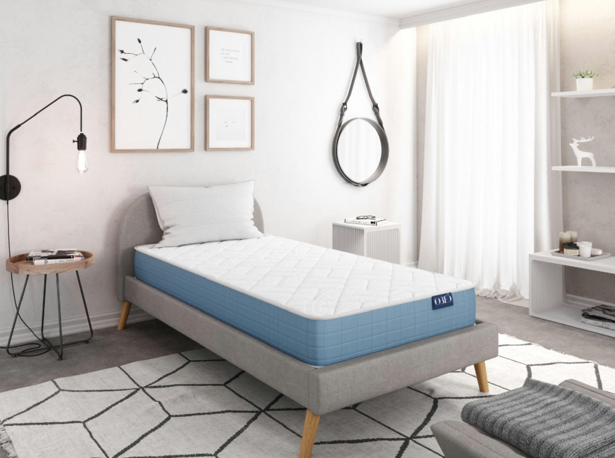 OBED - MEMORY ZEFIR - MEMORY ZEFIR Matelas à mémoire de forme - Largeur 90 cm