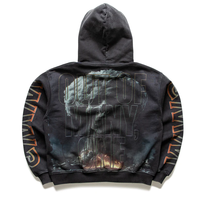 Godspeed New York Code Red Hoodie - Black Wash