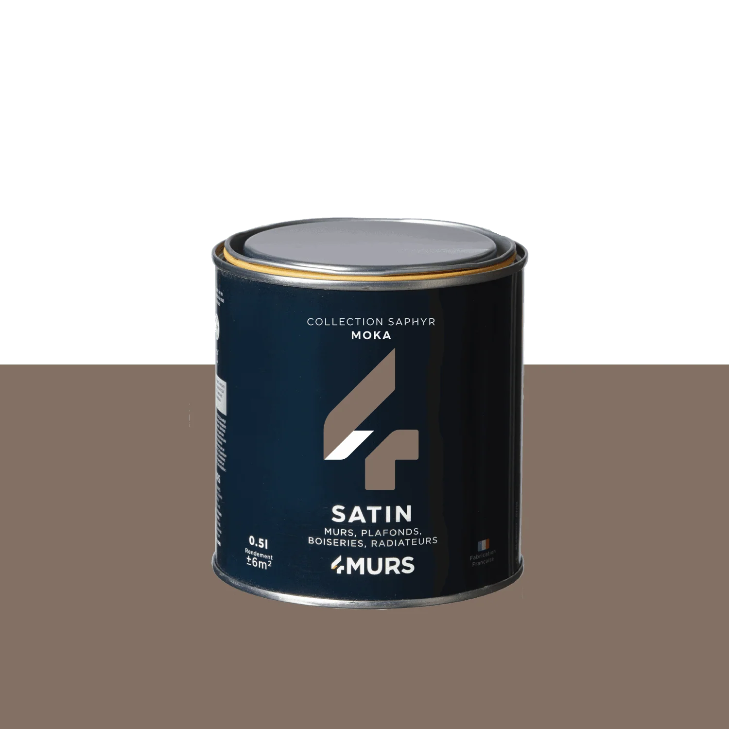 Saphyr Peinture Finition Peinture moka Satiné 0,5 L