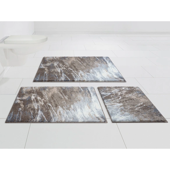 Badematte »Magma«, BxL: 60 x 100 cm, taupe, aus 100% Polyacryl