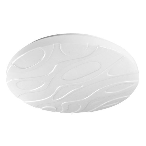 Plafon CLOUD okrągły biały LED 1x18W 33cm 1850lm IP44 Polux