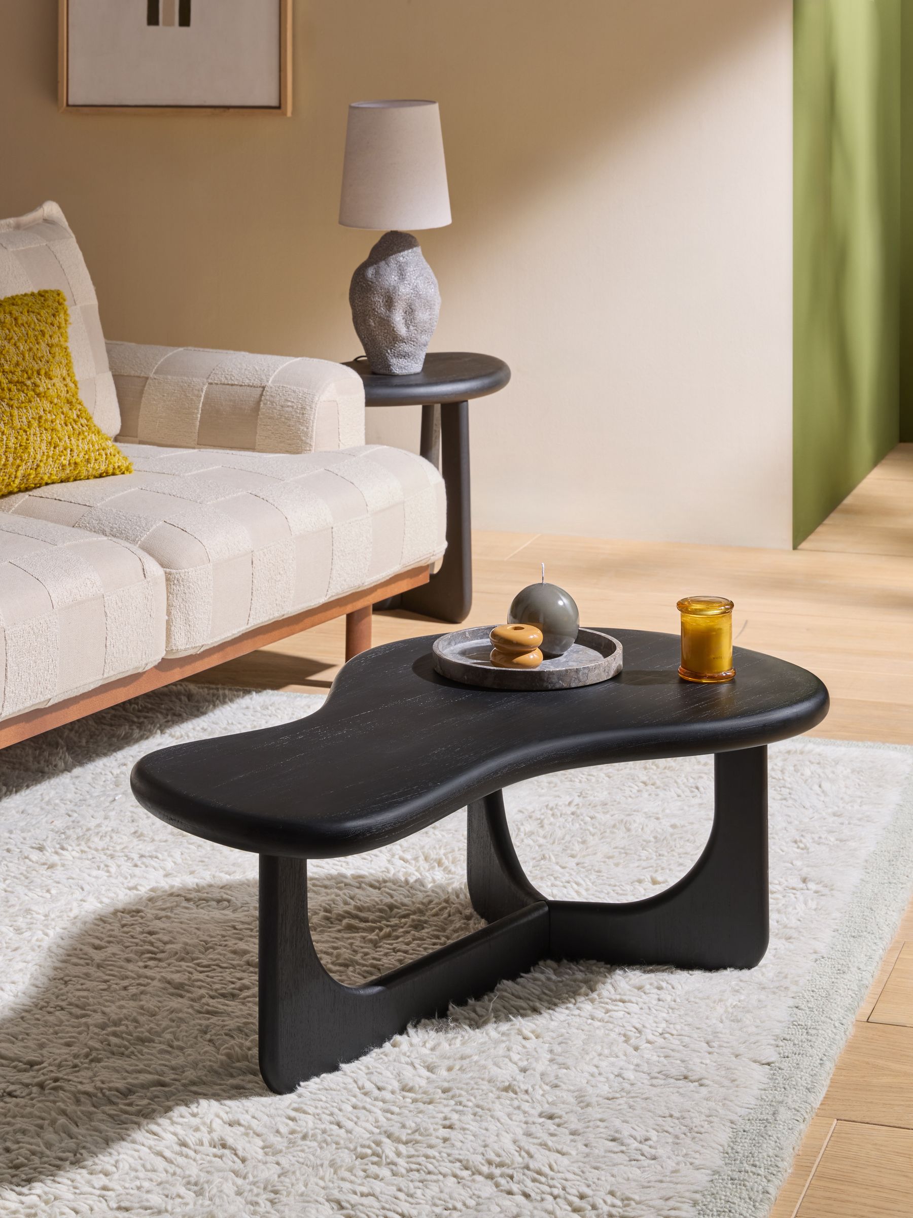 Arlo Coffee Table in Black Mango Wood