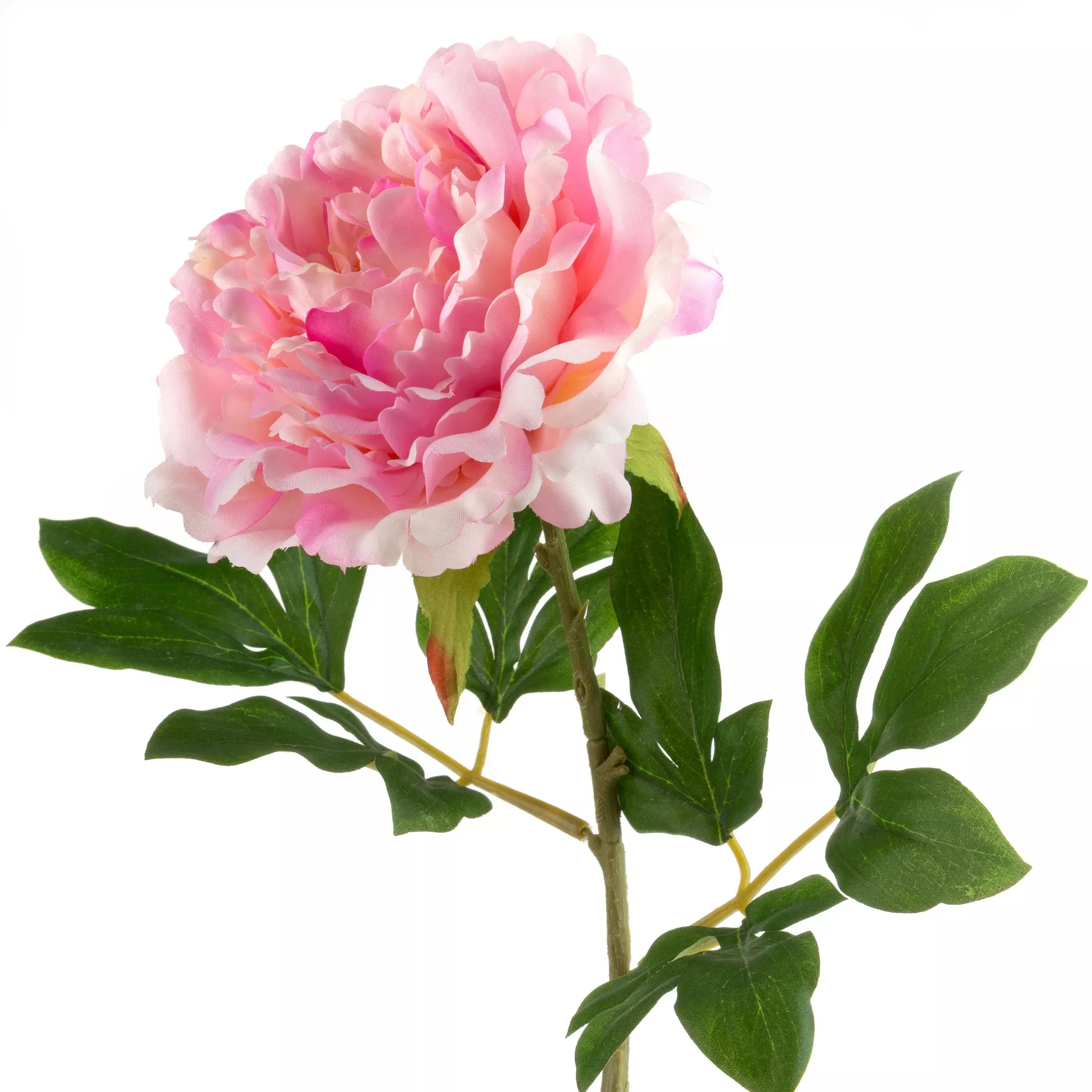 Kwiat sztuczny piwonii różowy 78 cm