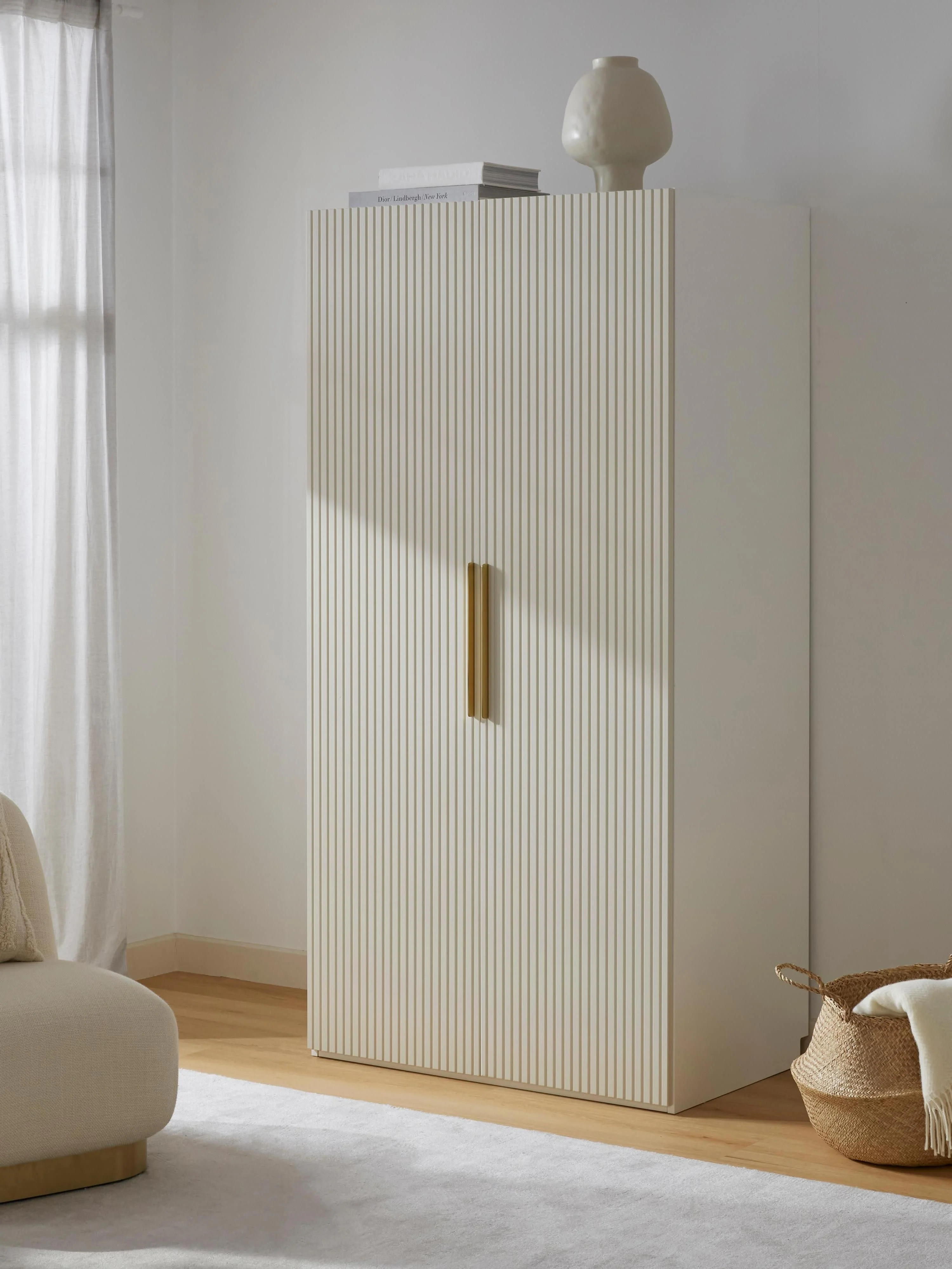 Modularer Drehtürenschrank Simone, 100 cm Breite, in verschiedenen Größen