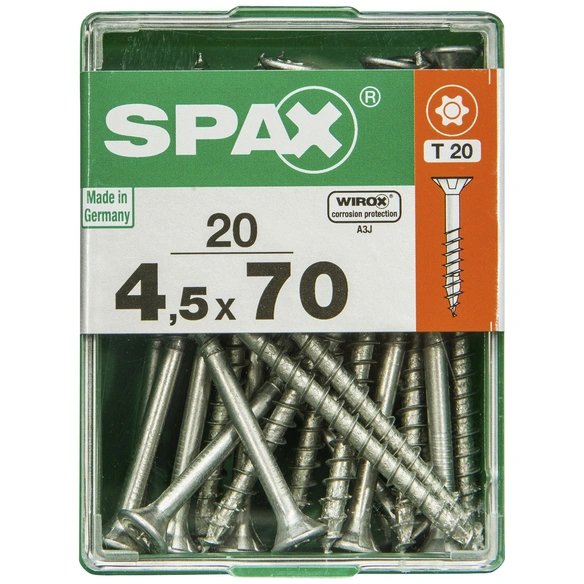 Universalschraube, T-STAR plus, 20 Stk., 4,5 x 70 mm
