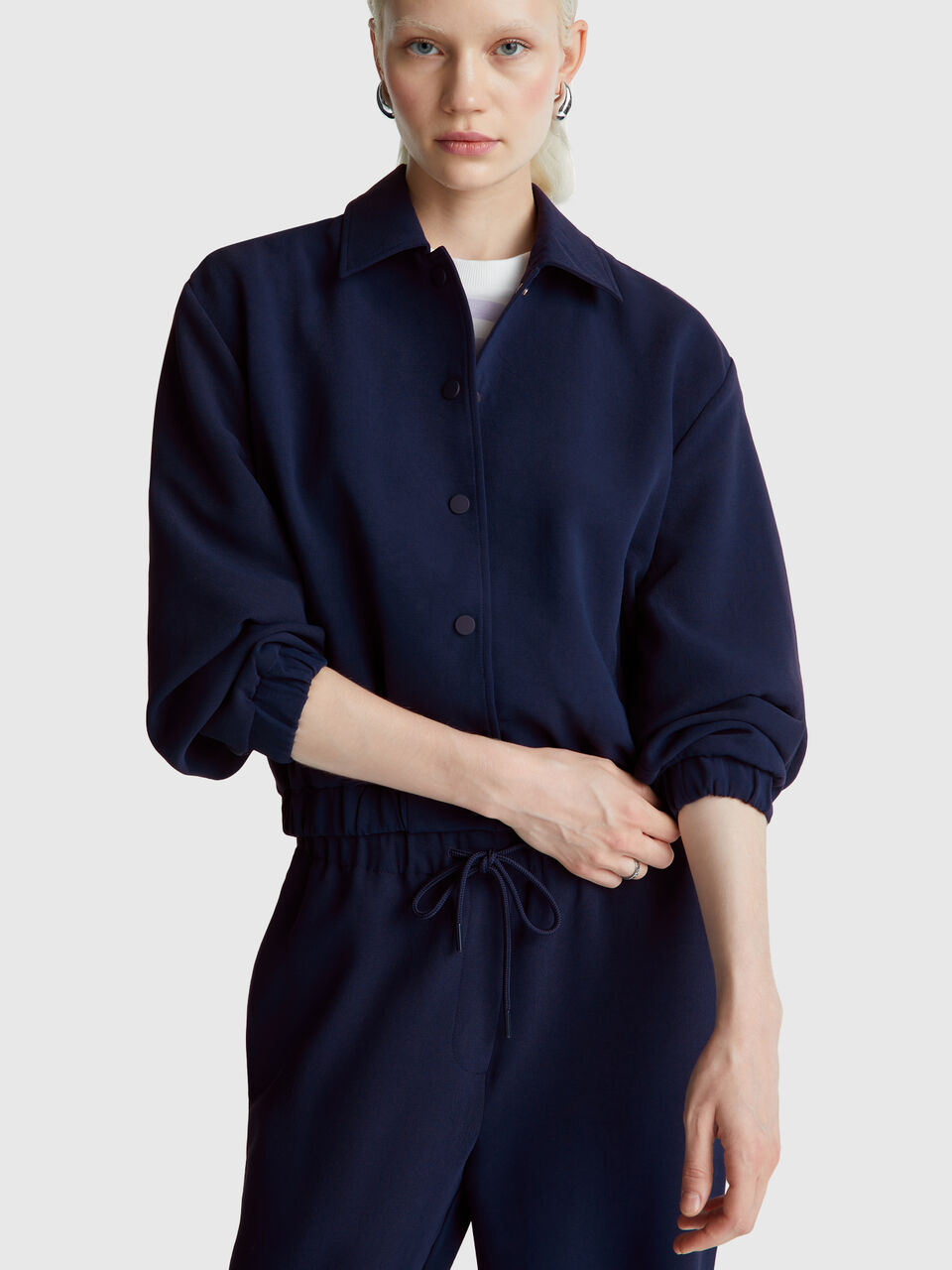 Regular fit bomber jacket