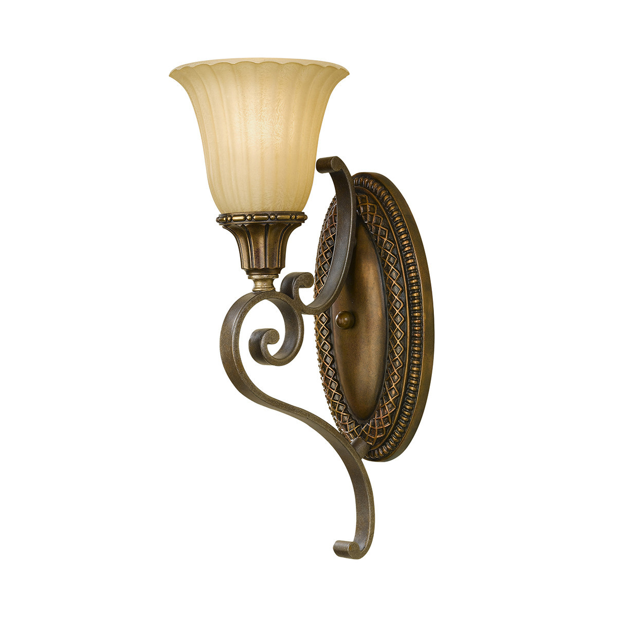 Kinkiet brązowy Kelham Hall 1xE27x60W wym:41,9x14x19,7cm IP20 Feiss