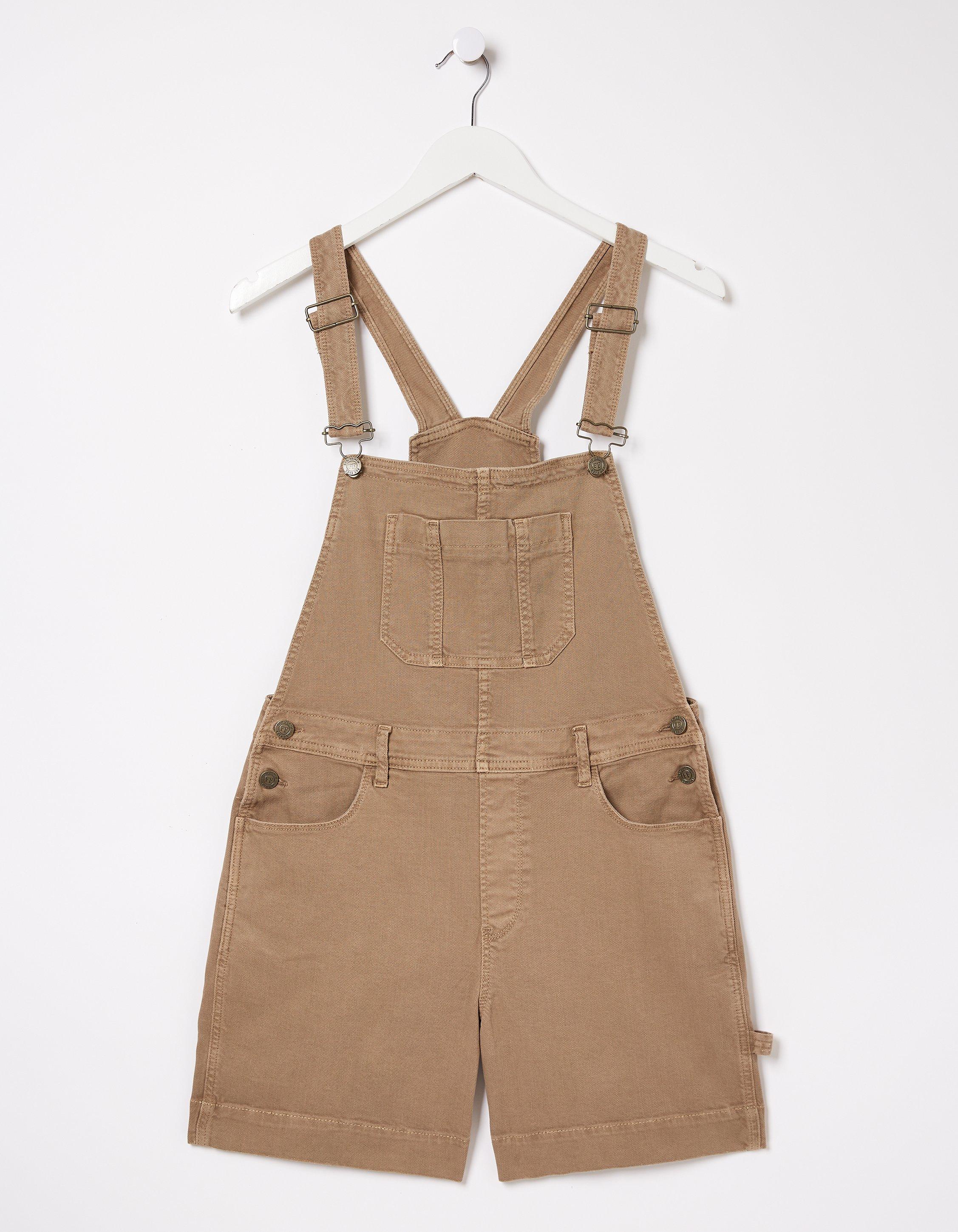 Shortie Canvas Dungarees