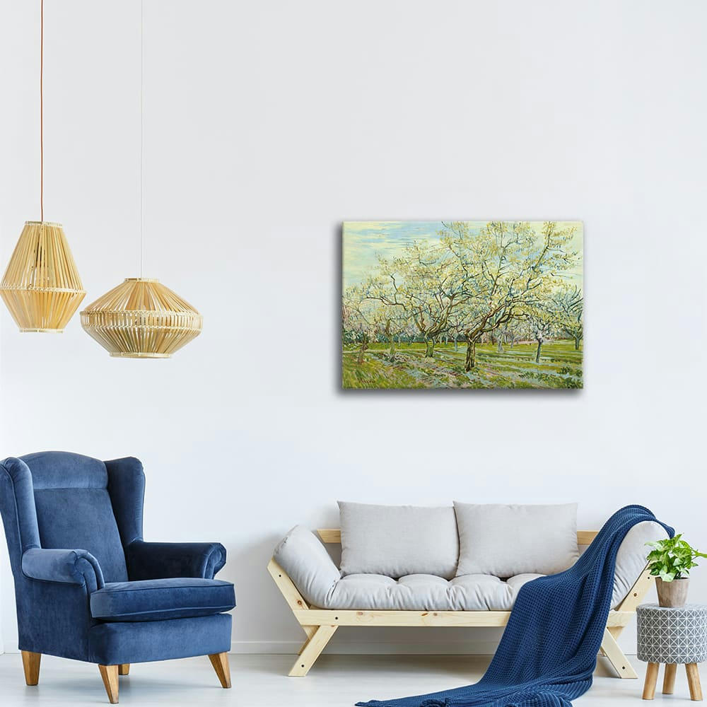 - Tableau - Le Verger Blanc - Vincent Van Gogh 60x80cm