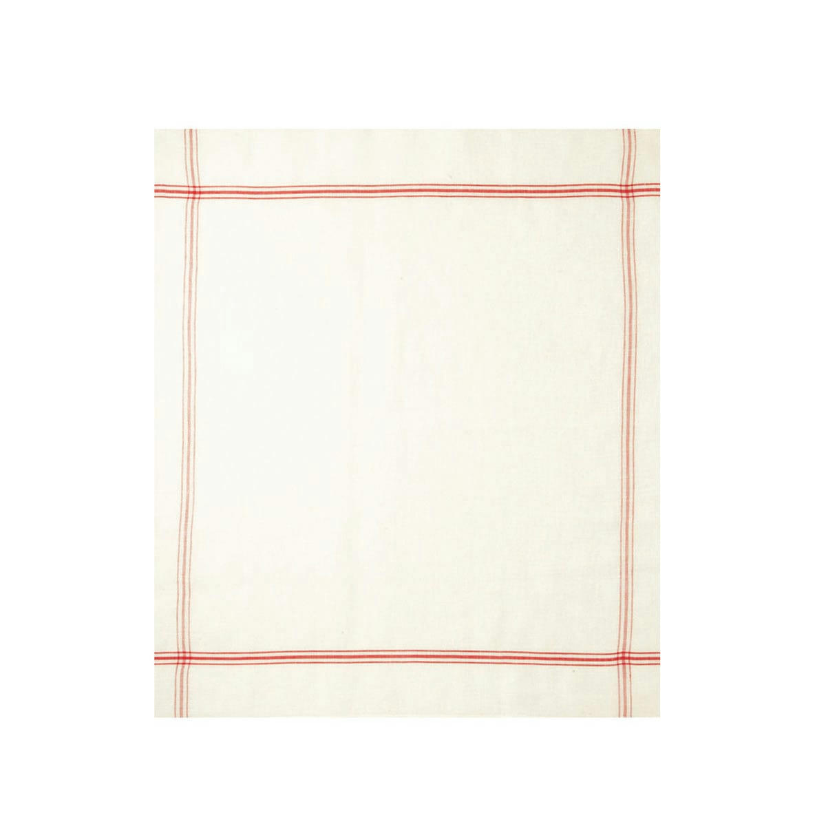 ETAMINE A CONFITURE - Torchon en lin rouge 73x83