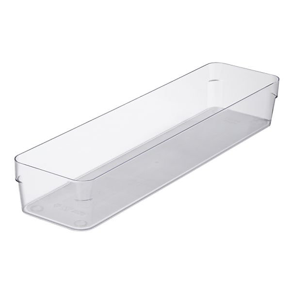 Casiers modulables transparents pour tiroir - 40 x 10 x 6 cm