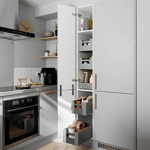 Casserolier GoodHome Soto anthracite l. 30 cm