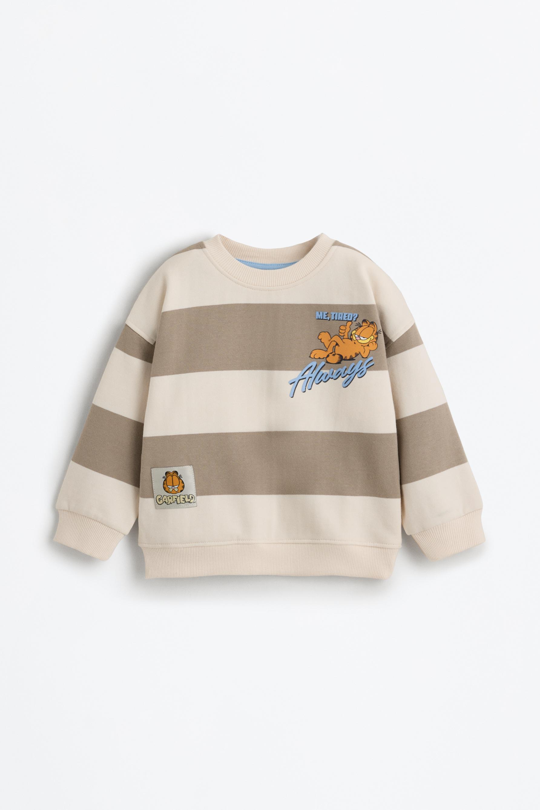 Conjunto Garfield ©Nickelodeon sudadera rayas y pantalón