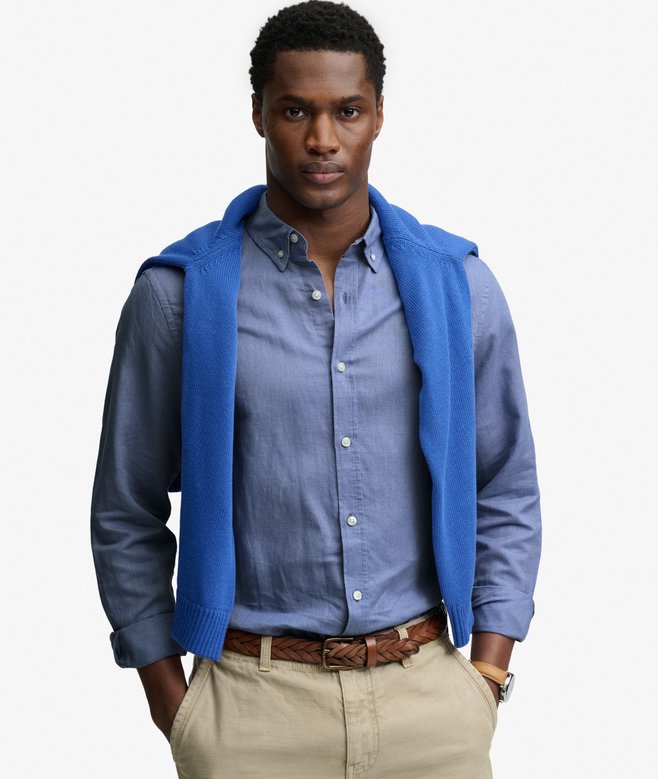 Cotton Linen Long Sleeve Shirt