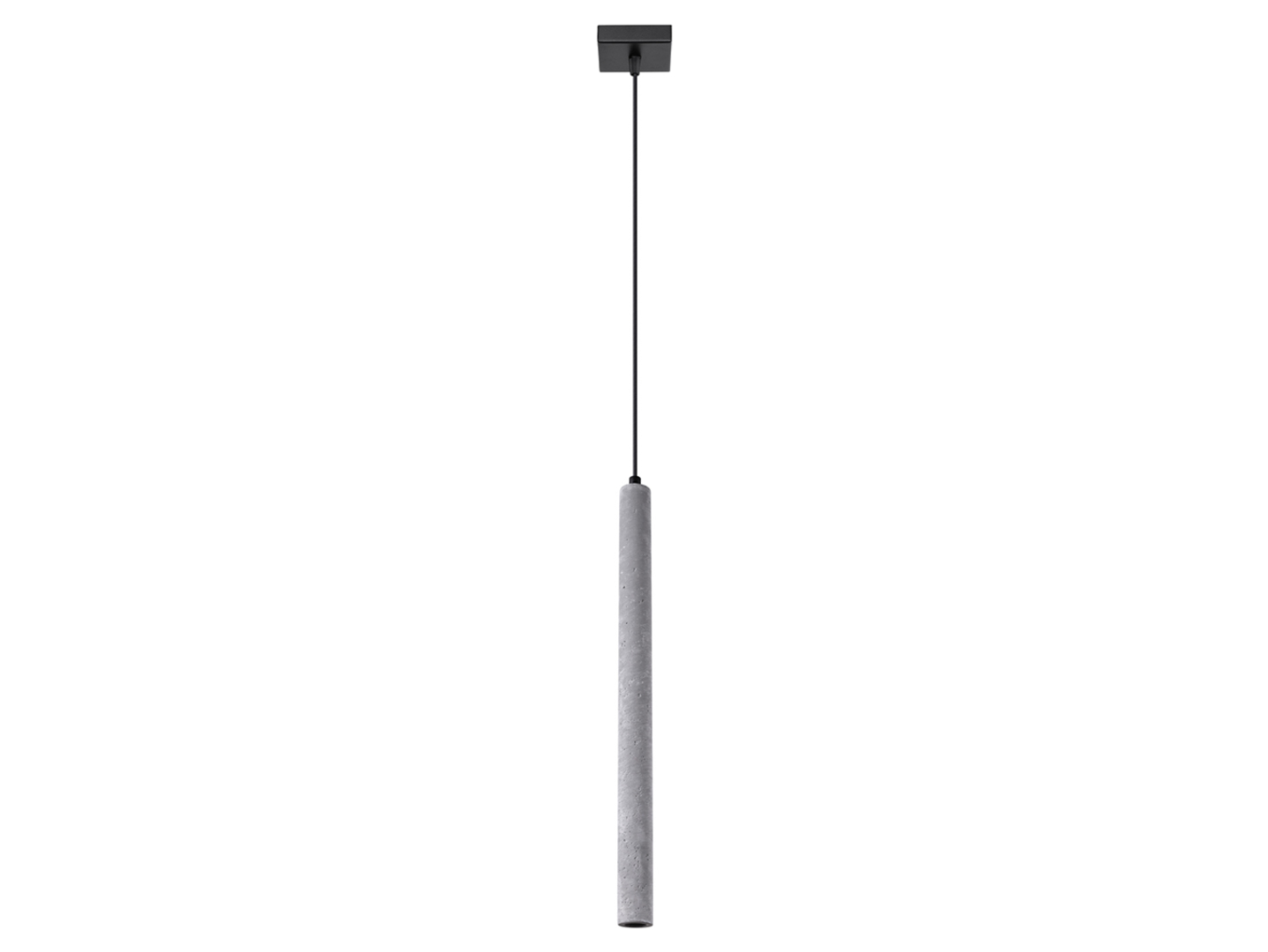 Lampa wisząca Pastelo 120 cm betonowa szara