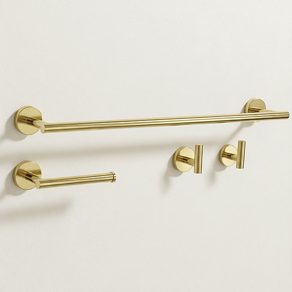 Ensemble De Porte-Serviettes Rea Ari 4 Pieces Gold