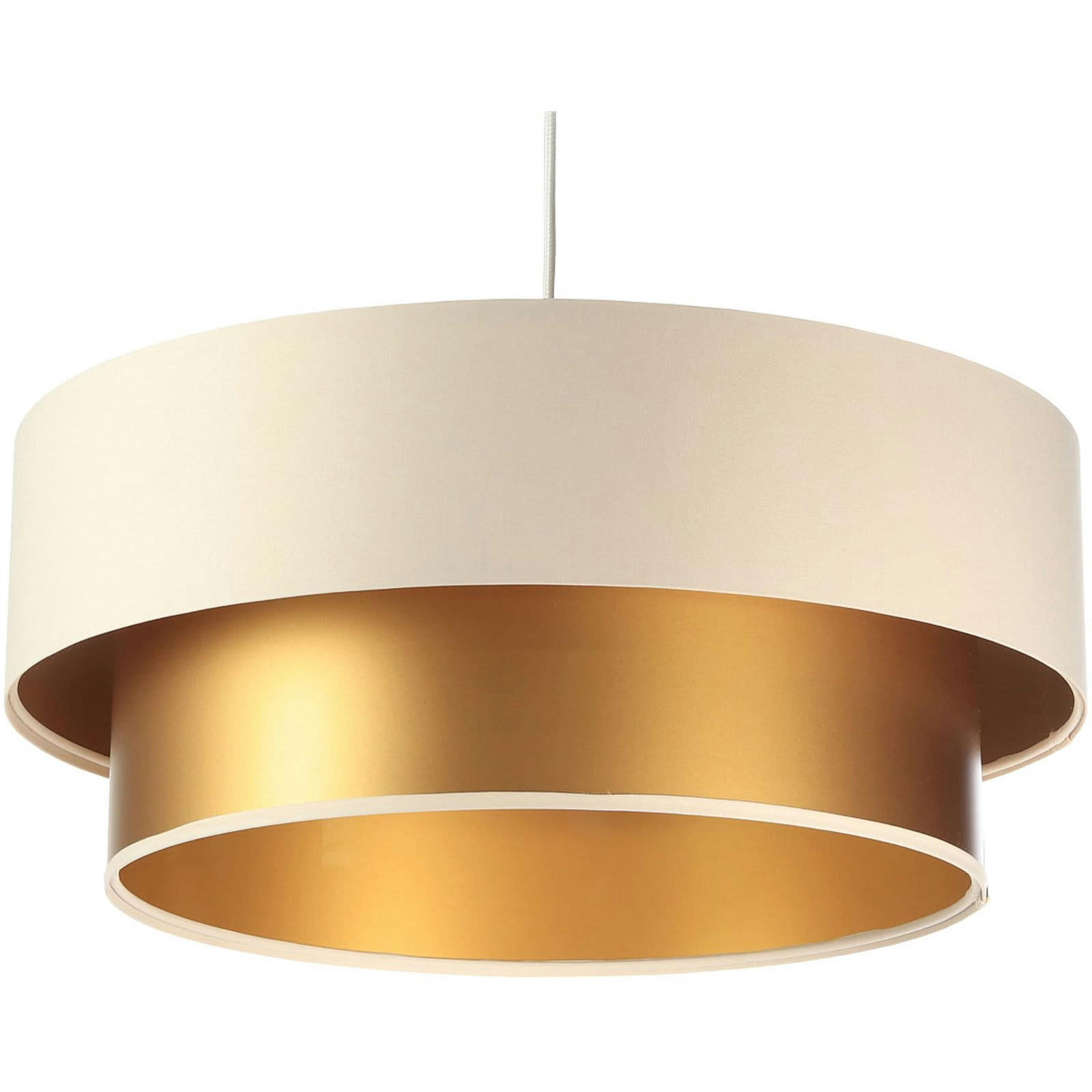 DUO ÉLÉGANT - Suspension Tissu Beige