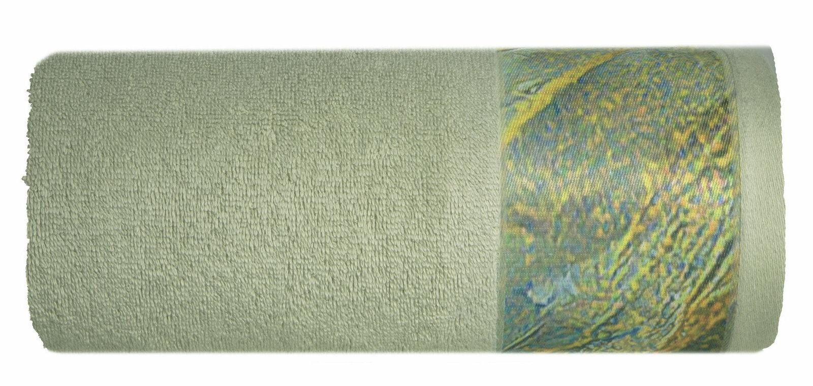 Ręcznik Stella 50x90 oliwkowy zielony Ewa Minge 485g/m2