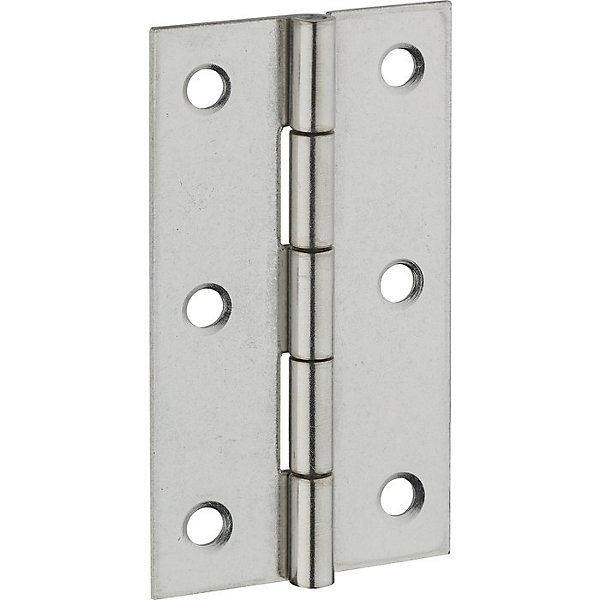 Charnière rectangulaire à nœud roulé simple feuille - Thirard - Inox