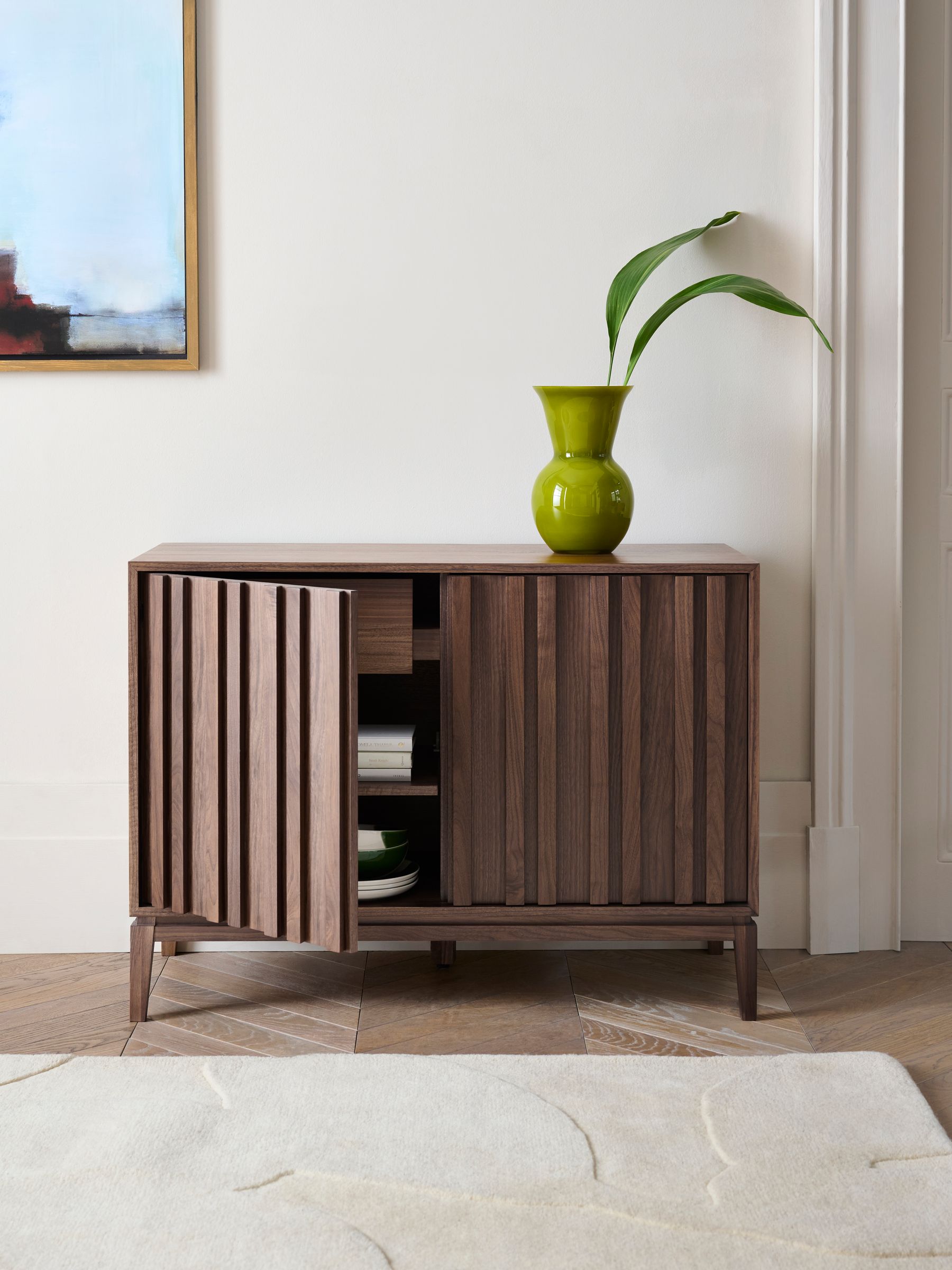 Jasper Conran London Walnut Belgrave Small Sideboard
