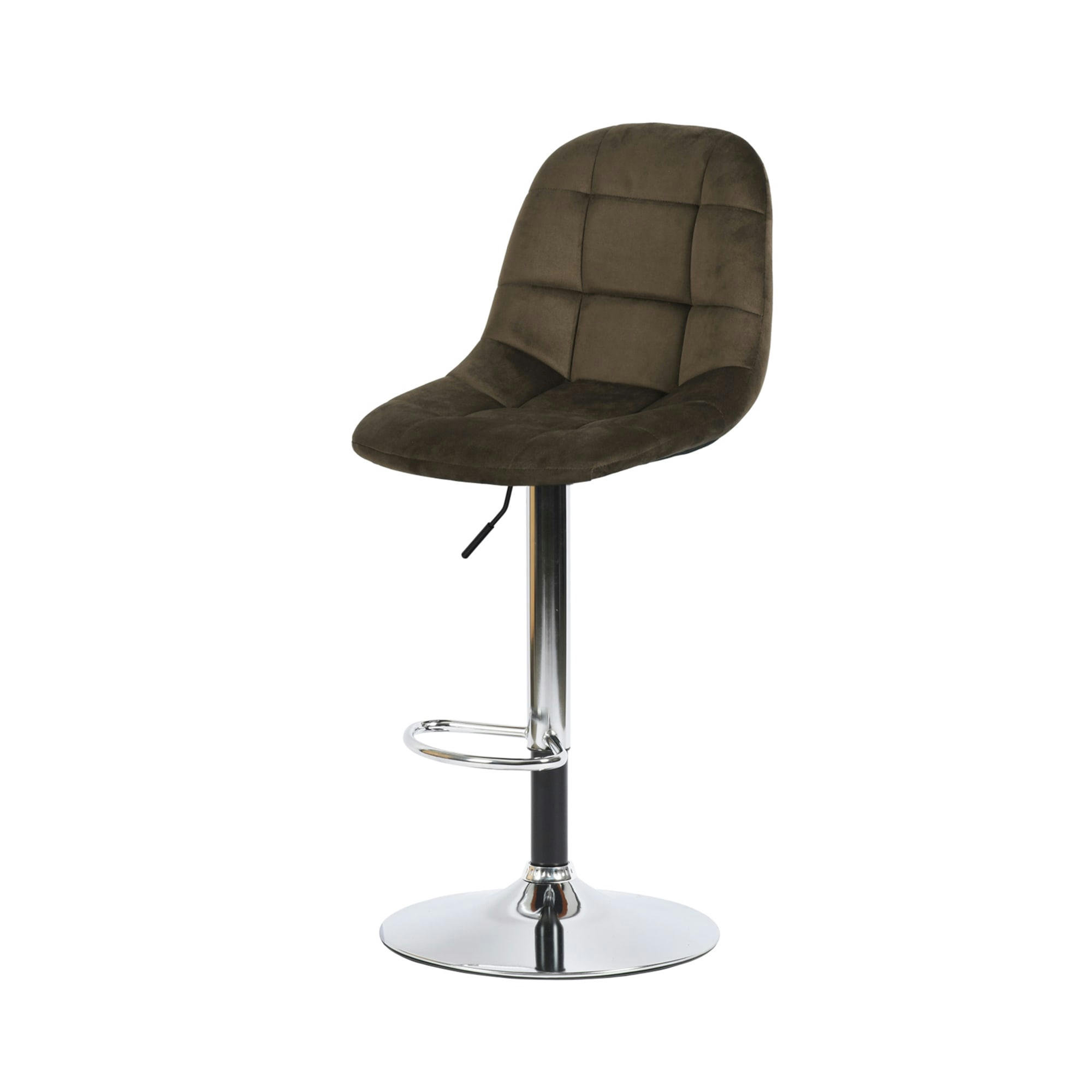 - Lot de 2 tabouret de bar scandinave rétro marron