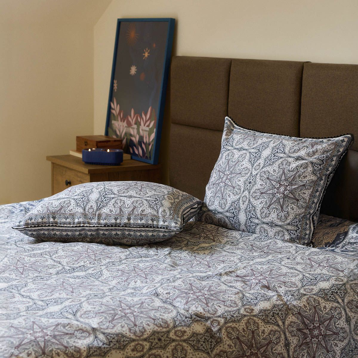 Pościel SCARLA satynowa PREMIUM 160x200   2*50x60 cm