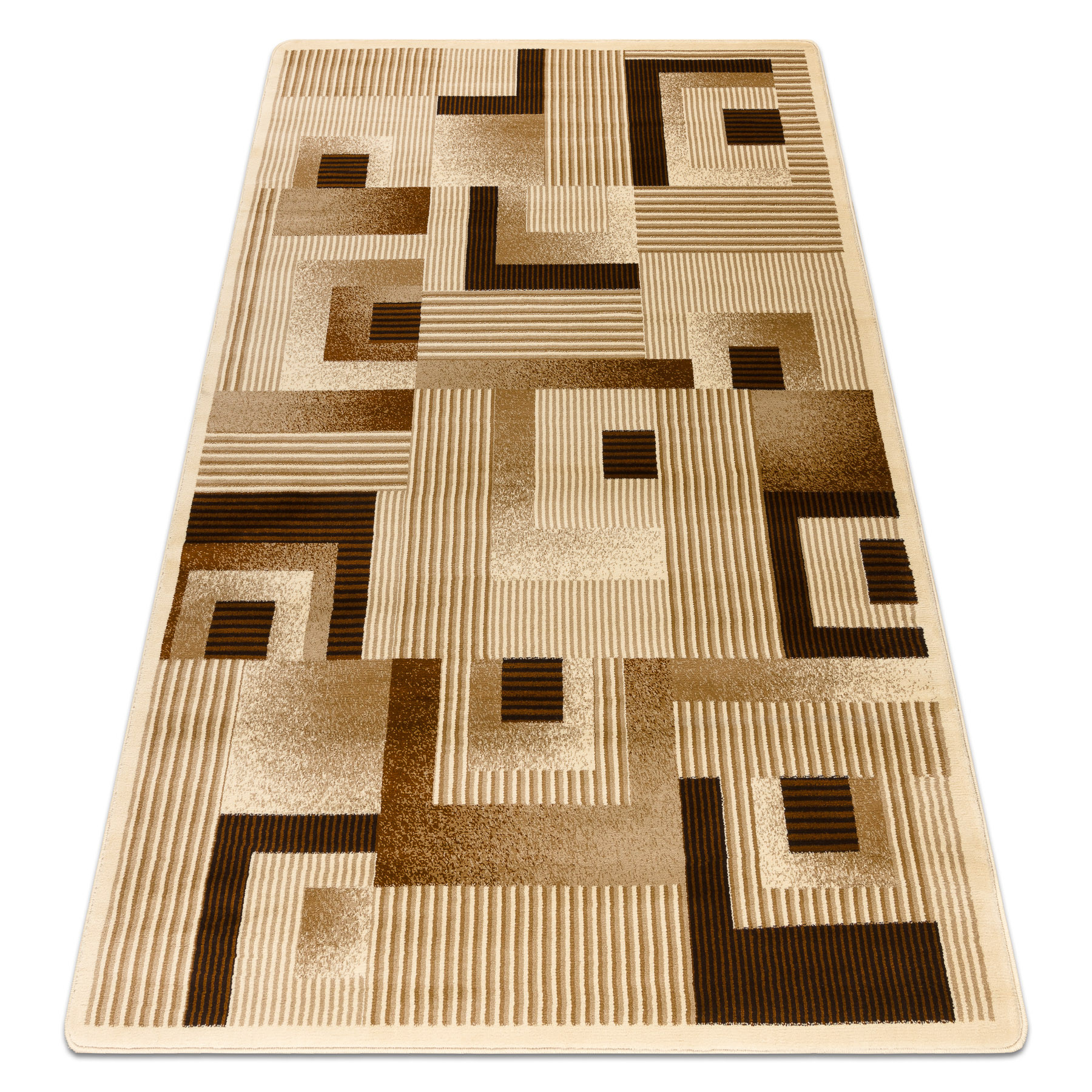 Dywan ROYAL G2069 Geometryczny, linie - krem 100x200 cm