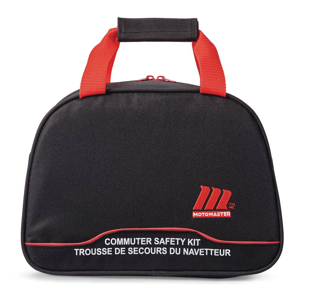 MotoMaster Commuter Auto Safety Kit with Booster Cables and Roadside Triangle