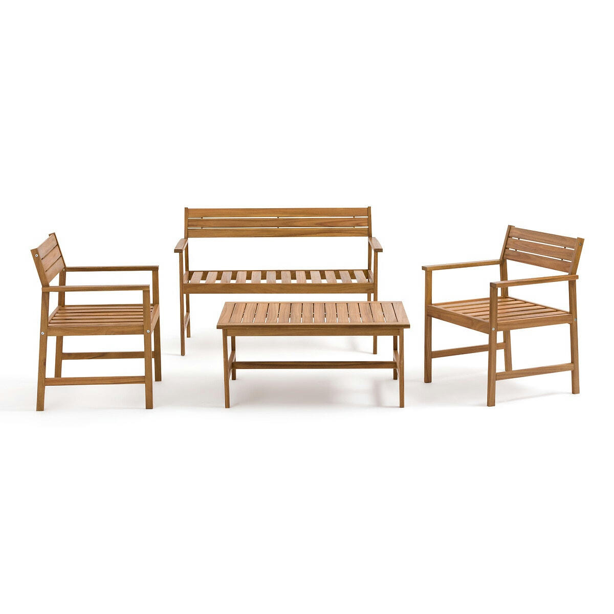 Salon de jardin en acacia, Mahano