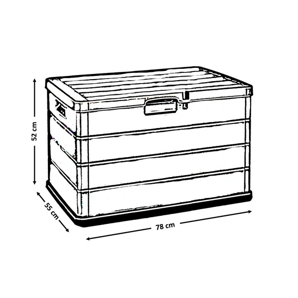 Kissenbox »Beta«, anthrazit 170 l
