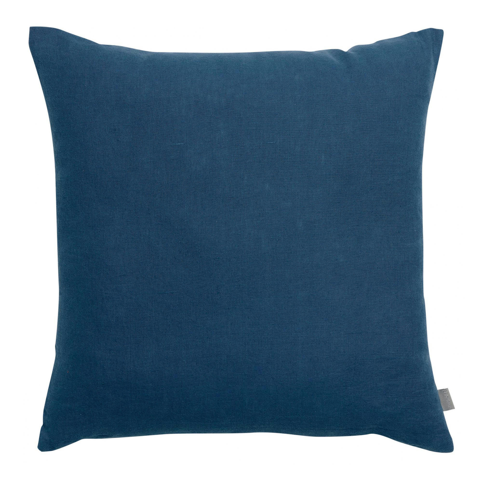 ZEFF - Coussin uni  en lin touareg 45 x 45