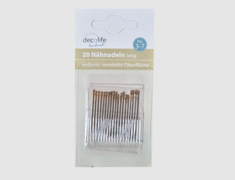 Nähnadeln Silber lang