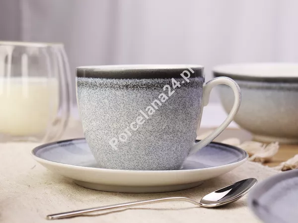 Serwis obiadowo - kawowy na 6 osób (32 el.)Bogucice - Rea Grey 1215