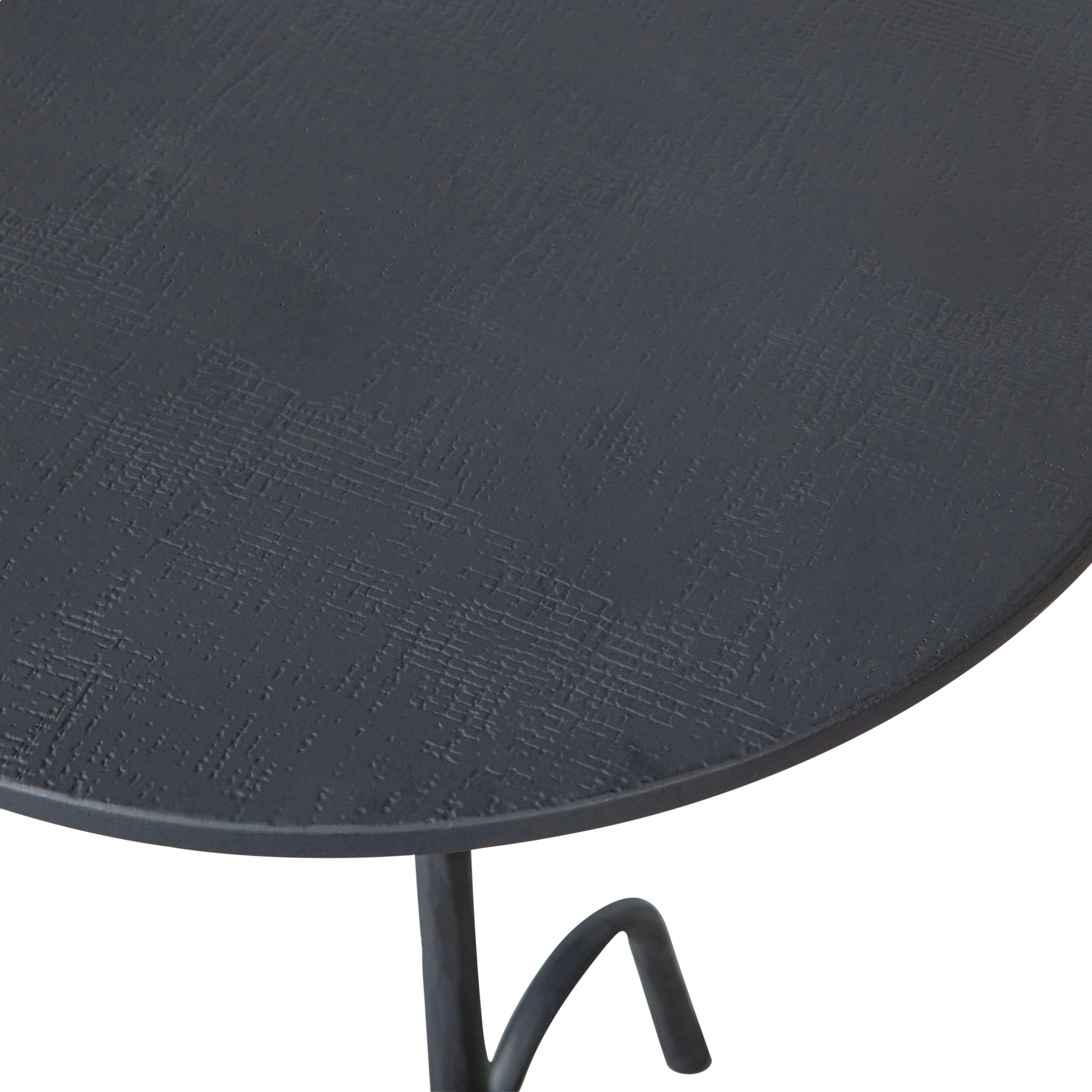 TREY - Table d'appoint en fer noir