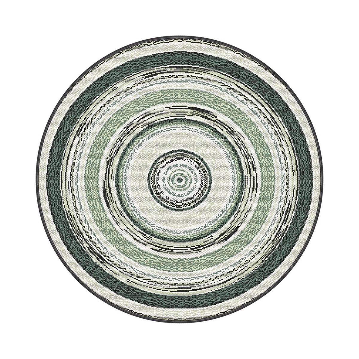 AFK Living vloerkleed Faith - voor binnen en buiten - groen - 120 x 120 cm