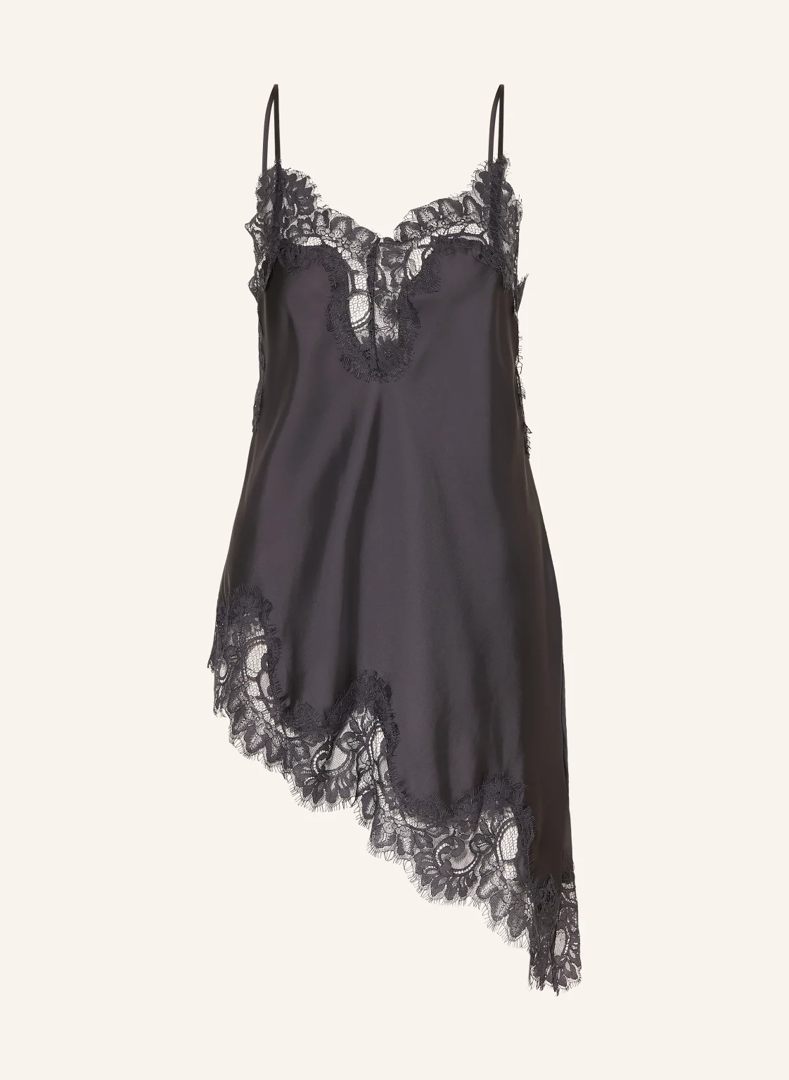RIANI Satintop mit Spitze