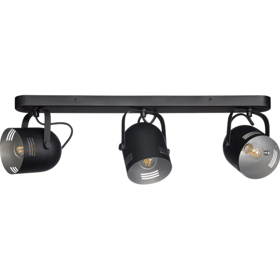 Kwantum Spots | Spot Secna Zwart – 3-Lichts