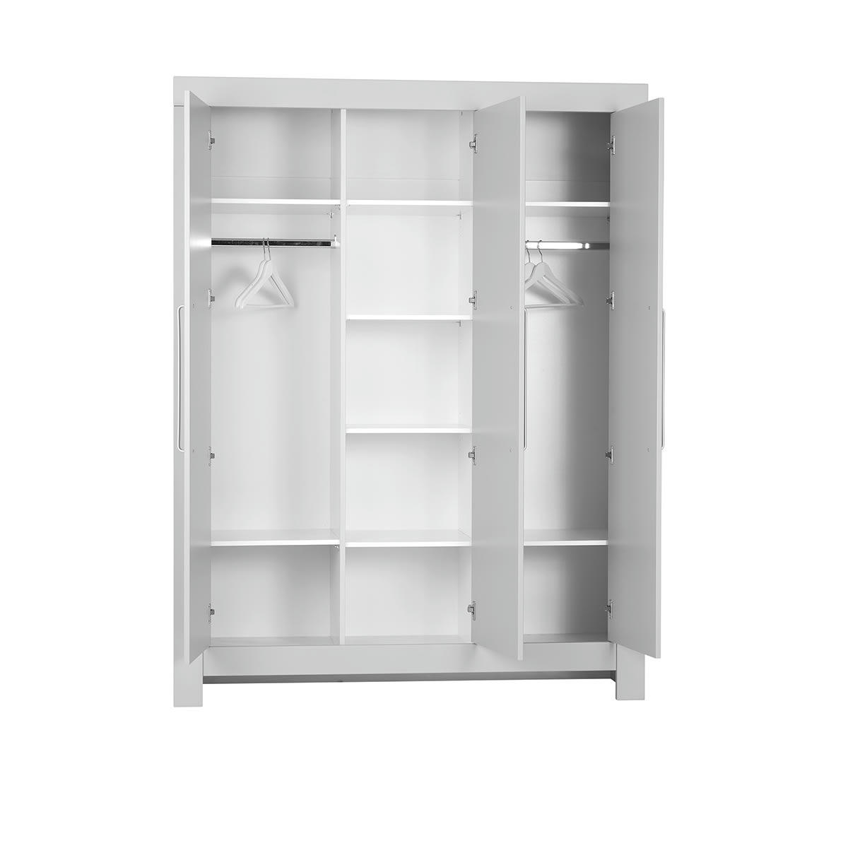 CALMO - Armoire 3 portes gris